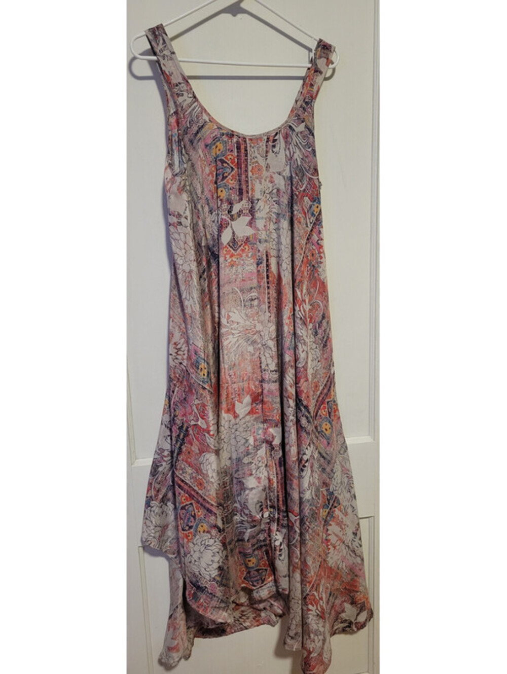 Love Kyla Seo Iris Dress XL Embroidered Hi Lo Caite Karyn NWOT Boho